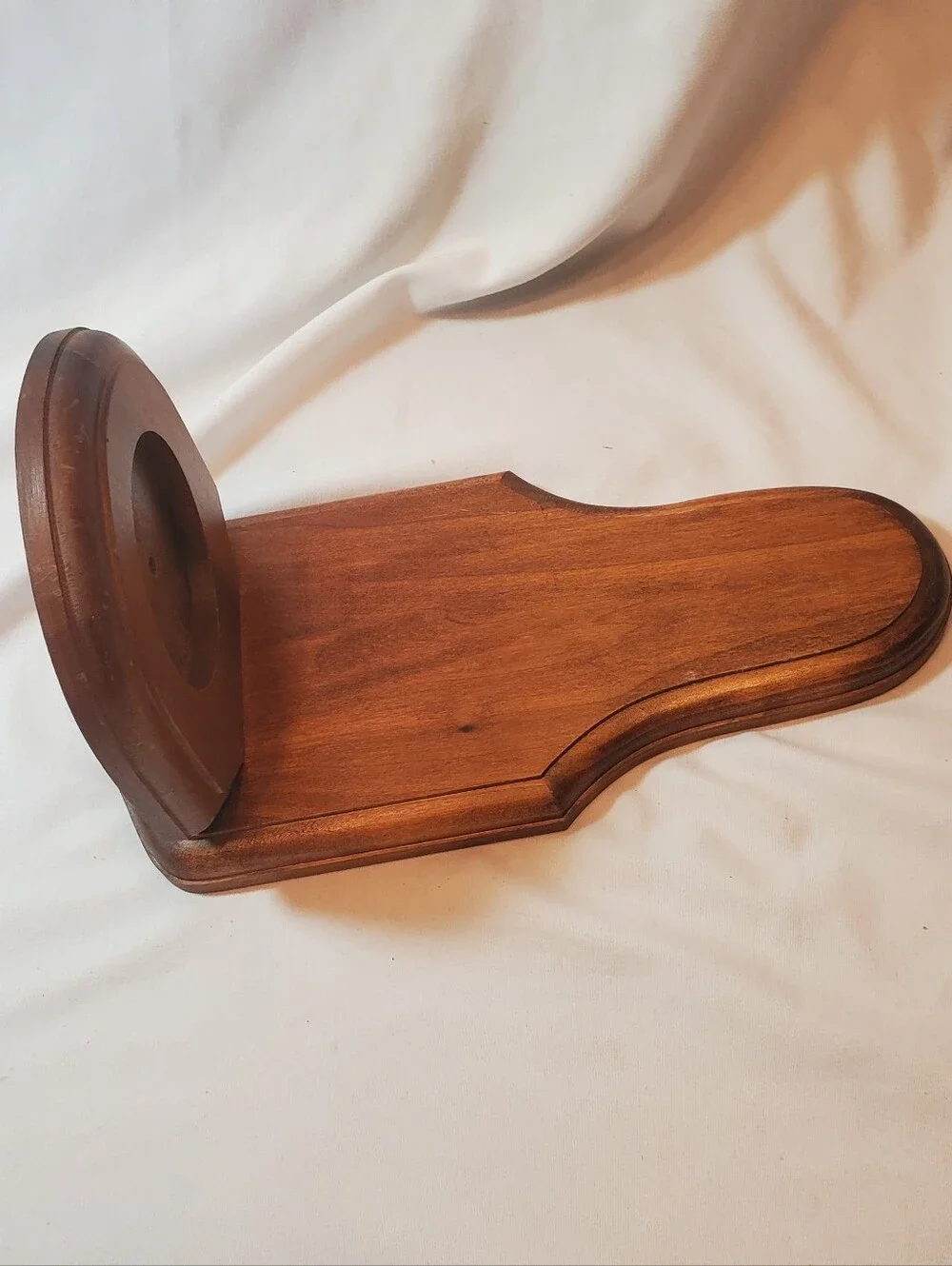 Home Interiors Homco Vtg Wood Wall Shelf Sconce Candle Holder For 3